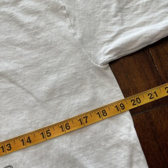 Vintage Mr Barbeque Shirt Mens Large White Funny Jim Benton BBQ Cartoon 1989 90s - Picture 7 of 8